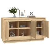 vidaXL Dressoir Sonoma Eiken 102x35x55 cm - Met 60% Korting!