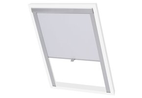 vidaXL Rolgordijn SK06 Wit - 55% Korting! Verduisterend voor Velux