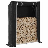 vidaXL Haardhoutrek met regenhoes - 40% KORTING!