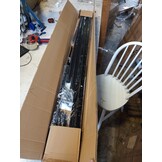 vidaXL Tuinhek Staal Zwart - 1.8m - 55% Korting!