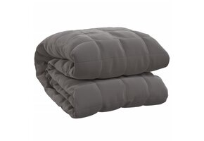 vidaXL Verzwaringsdeken Grijs 11kg (40% Korting)