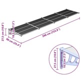 VidaXL Deurluifel 396x90 cm - 40% Korting!