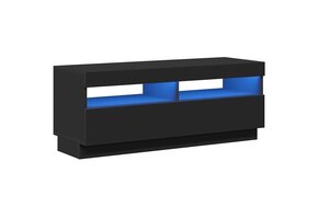 vidaXL TV-meubel met LED Zwart - 40% Korting!