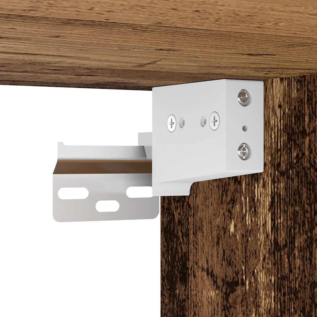 vidaXL Garage Wandkast - 80% Korting - Oud Hout