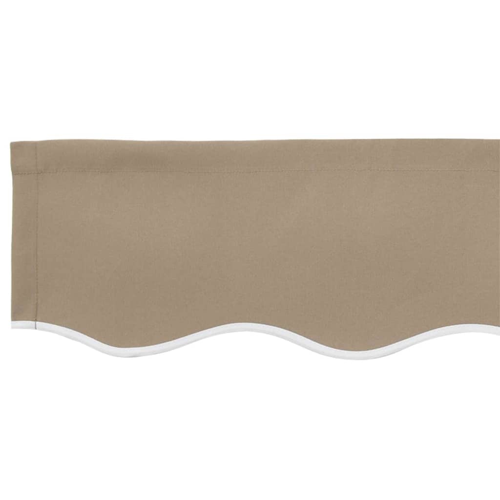 vidaXL Vervangingsdoek Zonnescherm Beige 400x300cm Canvas - 46% Korting!