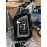 Achterlichten VW T5 04 03-09 / 10-15 SMOKE ZWART WIT LED