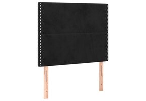 vidaXL Hoofdborden (2 st) Fluweel Zwart - 67% Korting!