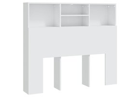 vidaXL Hoofdbordkast 120x19x103,5 cm wit