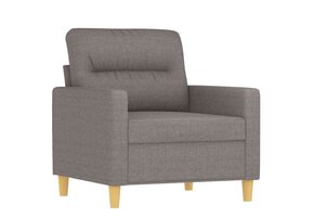 vidaXL Fauteuil - Stof Taupe - 46% Korting!