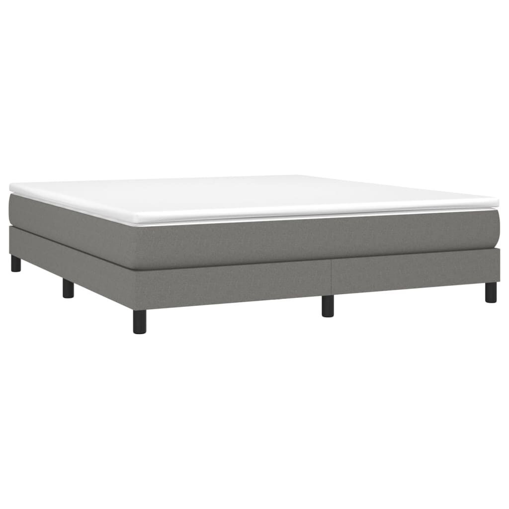 vidaXL Bedframe Stoffen Donkergrijs 180x200 cm - 55% Korting!