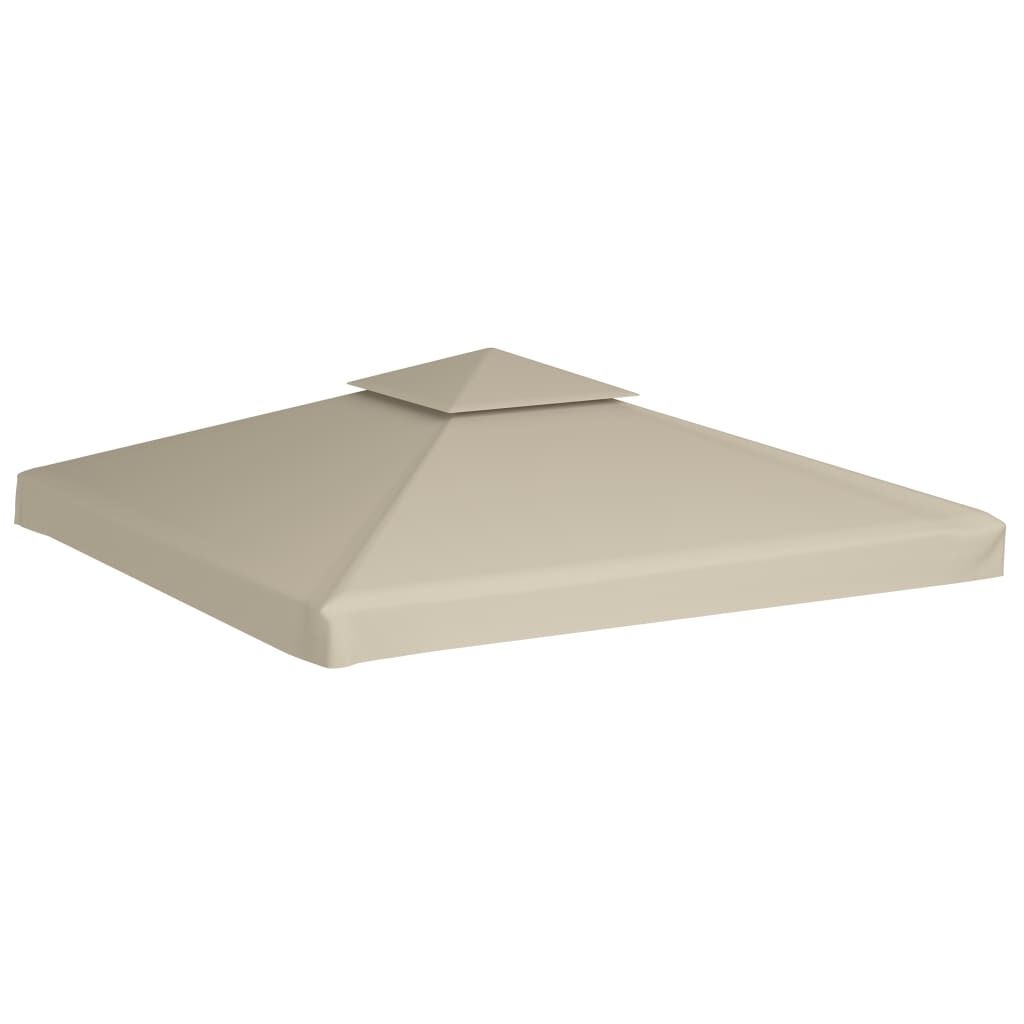 vidaXL Vervangend Tentdoek Prieel 3x3m Beige - 40% Korting