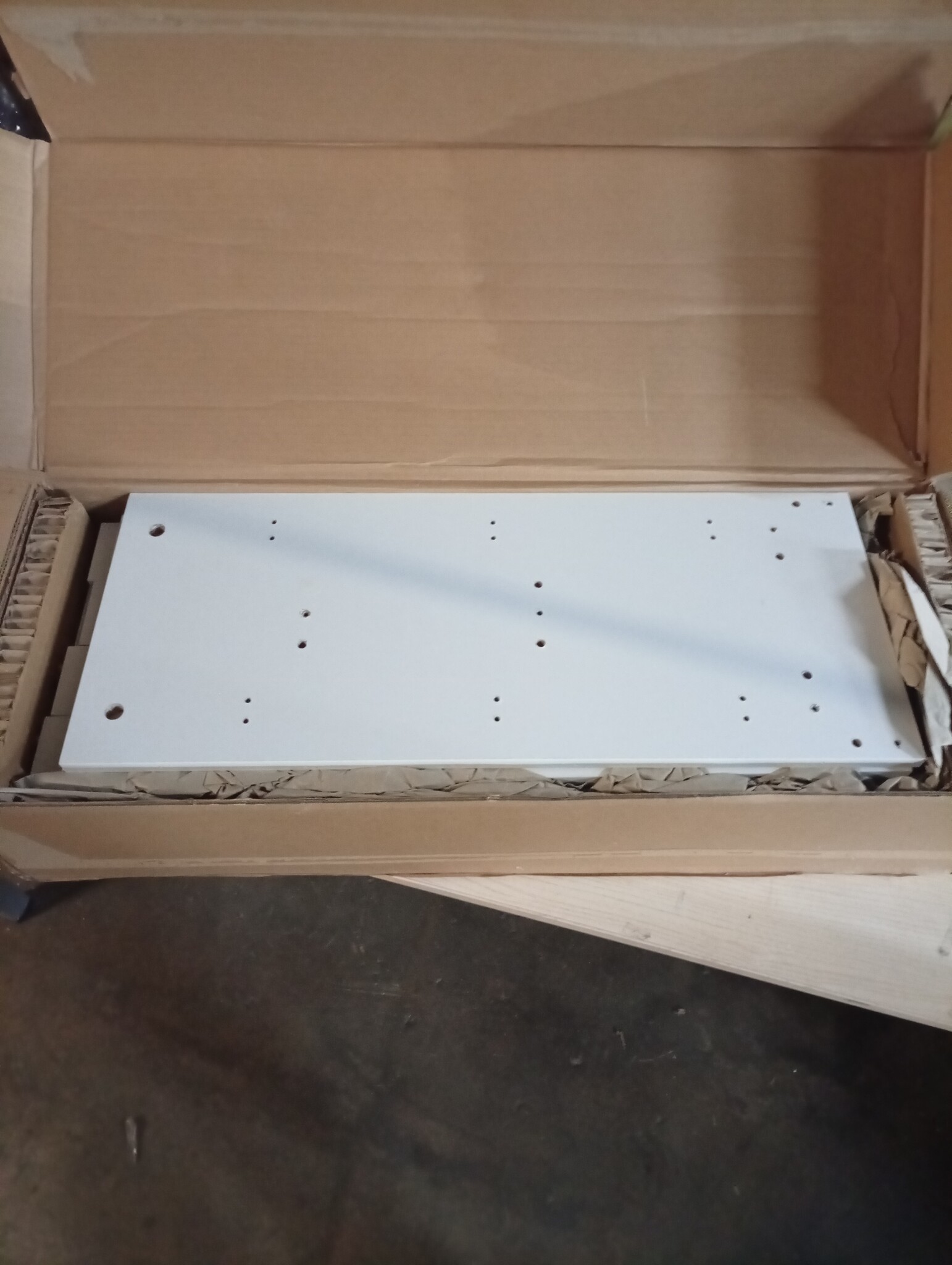 vidaXL Dressoir Wit Bewerkt Hout - 55% Korting