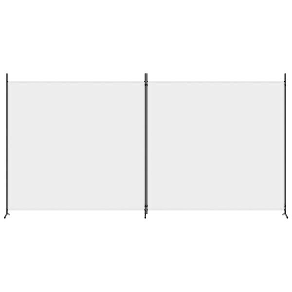 vidaXL Kamerscherm 2 panelen (wit) - 55% Korting
