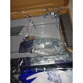 vidaXL Verhoogde Plantenbak 240x40x77 cm Staal Grijs - 55% Korting!