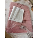 vidaXL Hanko Hoofdkussen 120cm Fluweel Roze - 60% Korting!