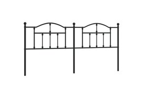 vidaXL Hoofdbord Metaal Zwart (200cm) - 51% Korting!