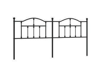 vidaXL Hoofdbord Metaal Zwart (200cm) - 51% Korting!
