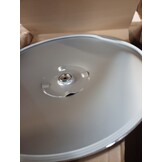 vidaXL Eivormige Stoel Crème Fluweel - 55% Korting!