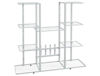 vidaXL Bloemenstandaard Wit - 73% Korting op Retourproduct!