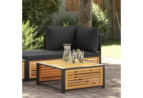 VidaXL Tuintafel Massief Acaciahout (68x68x30 cm) - 40% Korting