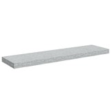 vidaXL Zwevend Wandschap Betongrijs - 90x23,5x3,8cm | 64% Korting!