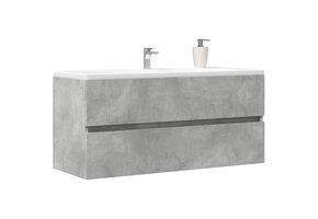 vidaXL Wastafelkast Betongrijs - Bespaar 40%!