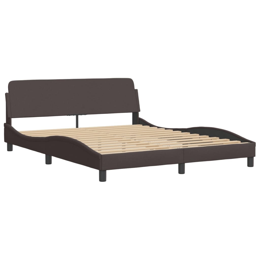 vidaXL Donkerbruin Bedframe (160x200cm) - 40% Korting!