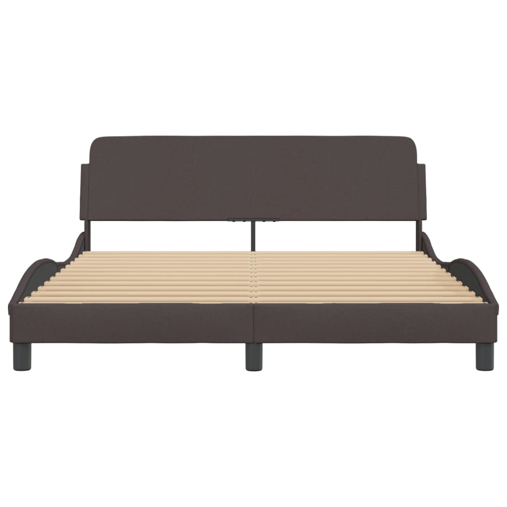 vidaXL Donkerbruin Bedframe (160x200cm) - 40% Korting!