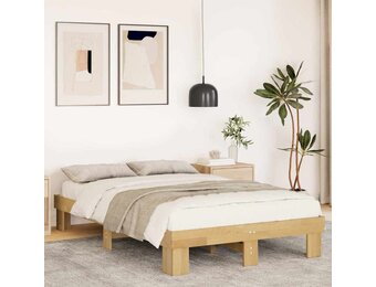vidaXL Massief Houten Bedframe Eiken 120x190 cm - 40% Korting!