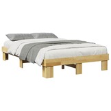 vidaXL Massief Houten Bedframe Eiken 120x190 cm - 40% Korting!