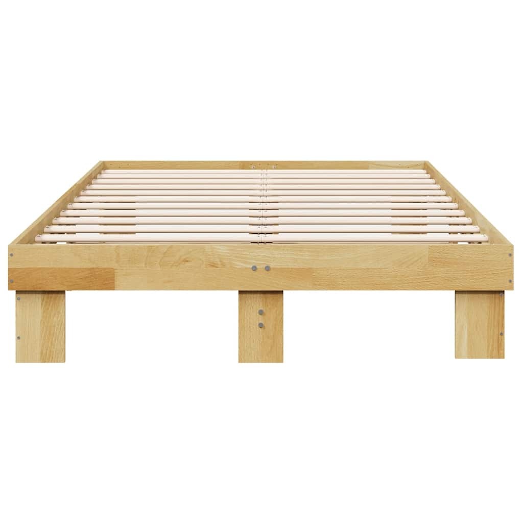 vidaXL Massief Houten Bedframe Eiken 120x190 cm - 40% Korting!