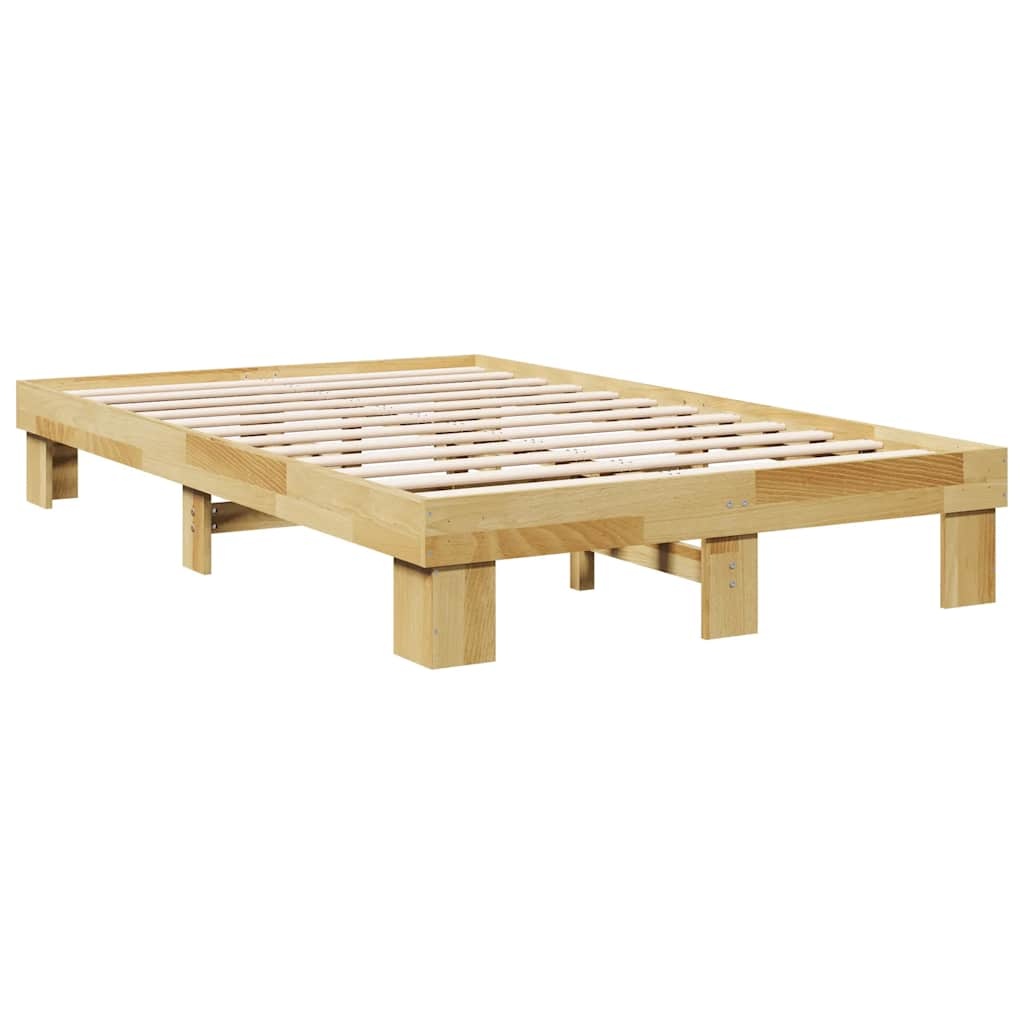 vidaXL Massief Houten Bedframe Eiken 120x190 cm - 40% Korting!