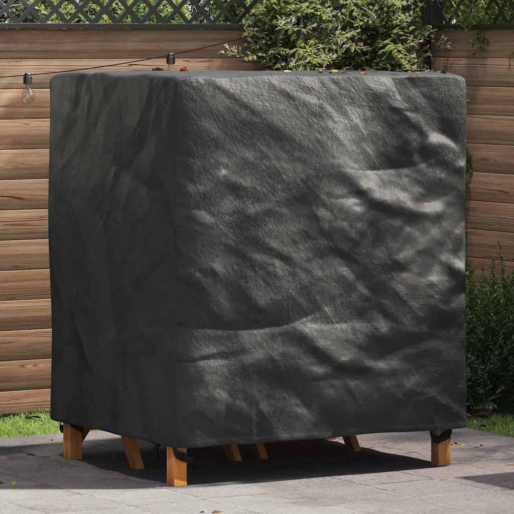 vidaXL Hoes Tuinmeubelen Zwart 116x100x120cm | -40% Korting