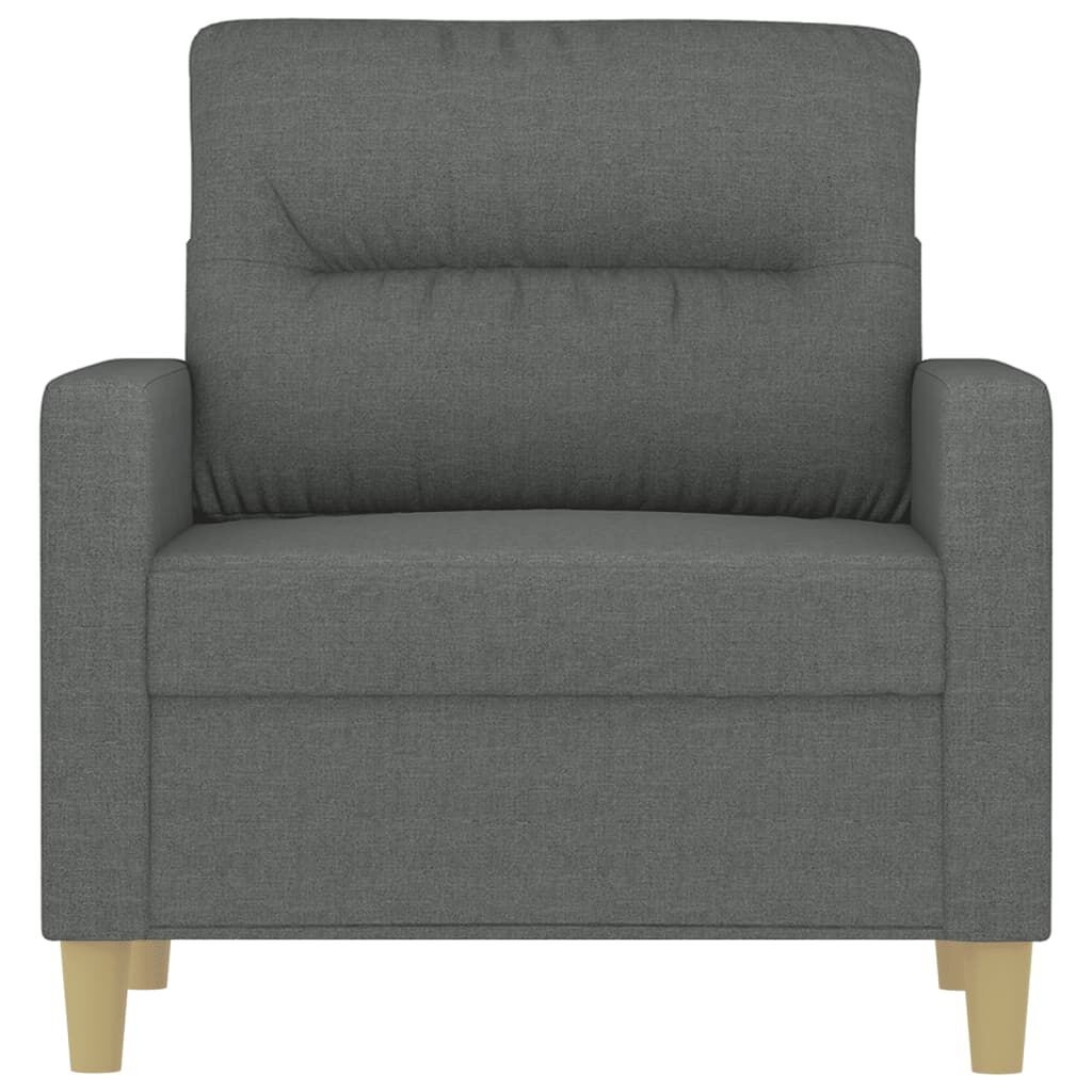 vidaXL Fauteuil donkergrijs | 40% Korting