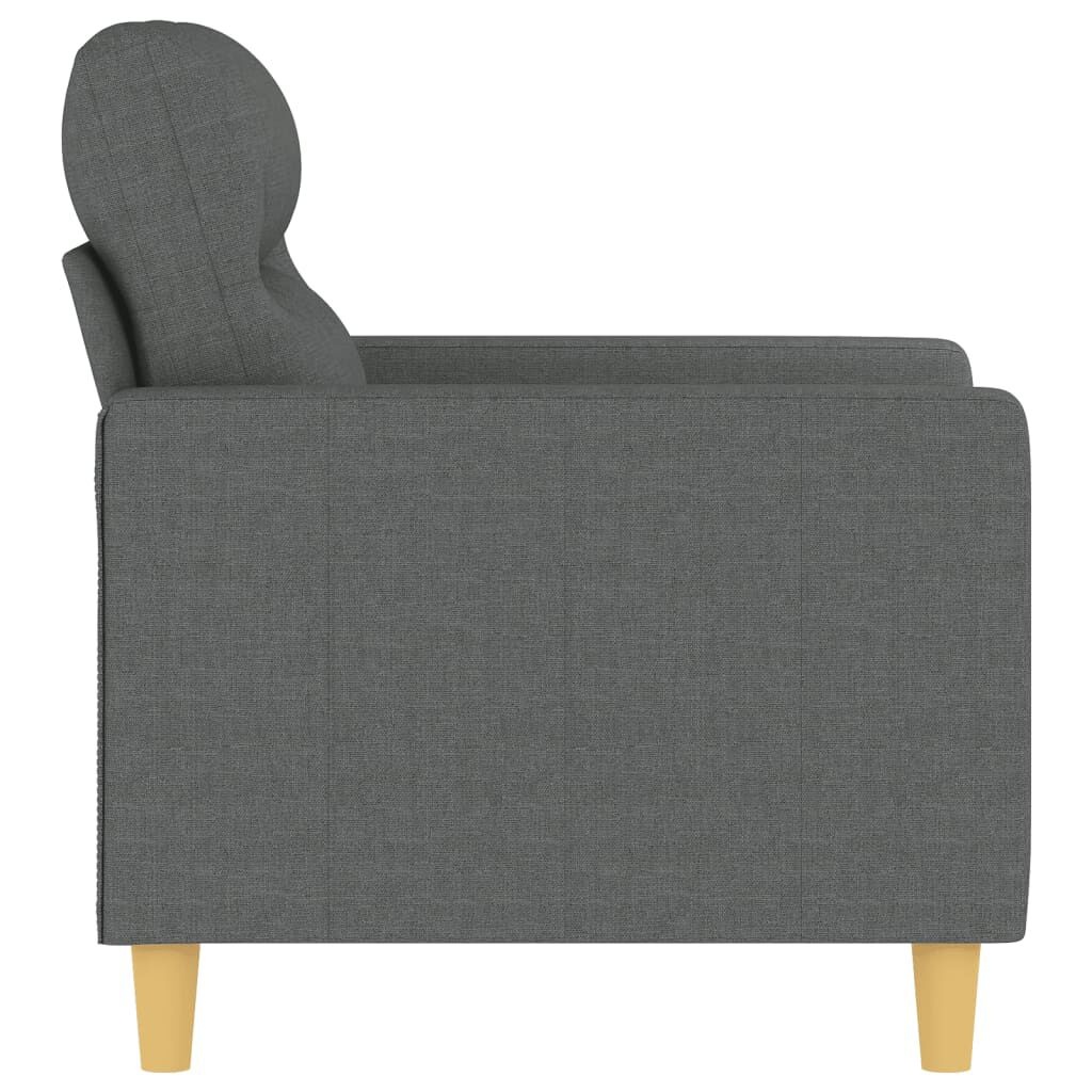 vidaXL Fauteuil donkergrijs | 40% Korting