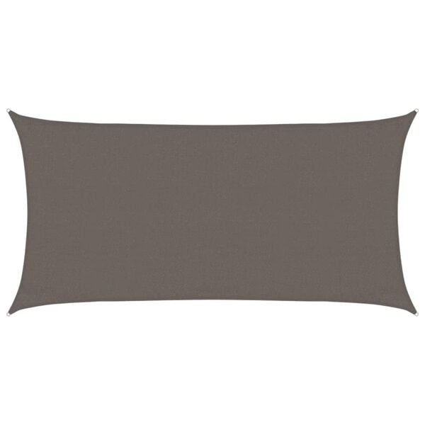 vidaXL Zonnezeil 3x6m HDPE Antraciet - Nu 40% Korting!