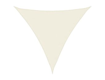 vidaXL Zonnescherm Driehoekig Crème - 40% Korting!