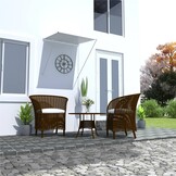 vidaXL Uittrekbare Luifel 100x150 cm Crème - 61% Korting!