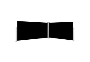 vidaXL Uittrekbaar Windscherm Zwart (160x600cm) - 71% Korting!