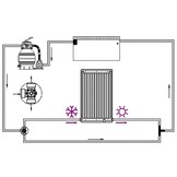 VidaXL Zwembadverwarmer Solar Gebogen 110x65 cm - 61% Korting