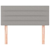 vidaXL Hoofdbord 90x5x78/88 cm stof lichtgrijs - 56% Korting!