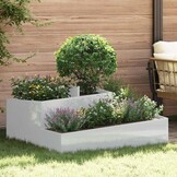vidaXL Tuin Bloempot Zilver 100x100x50 cm - 70% Korting!