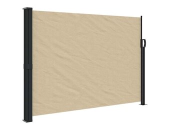 vidaXL Windscherm Uittrekbaar 140x600cm Beige - 47% Korting!