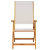 vidaXL Tuinstoelen - Massief Acaciahout & Textileen - 51% Korting