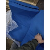 Logeermatras - Opvouwbaar Reismatras 120x200cm - Blauw - 67% Korting