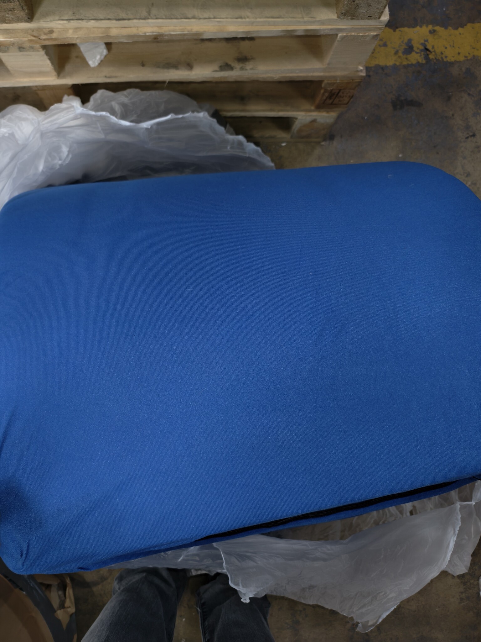 Logeermatras - Opvouwbaar Reismatras 120x200cm - Blauw - 67% Korting