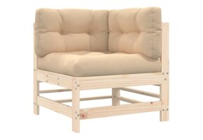 vidaXL Hoekbank Grenenhout (61% Korting)