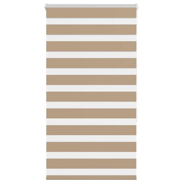 vidaXL Zebra Gordijn 90x150 cm Zandbruin - 57% Korting!