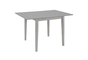 vidaXL Eettafel Verlengbaar (80-120cm) grijs - 51% Korting