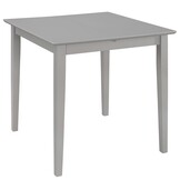 vidaXL Eettafel Verlengbaar (80-120cm) grijs - 51% Korting
